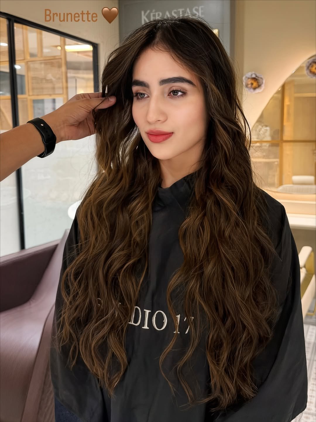 Stunning balayage colour transformation at Studio 17 Salon DLF Phase 1 Gurgaon
